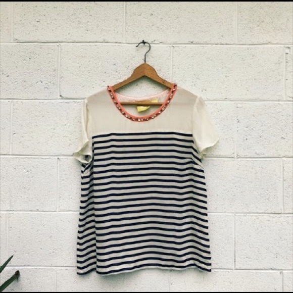 Anthropologie Tops - 🌿Anthropologie Striped Shirt